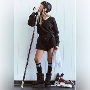 NWOT FP Movement by Free People Black Jumpsuit